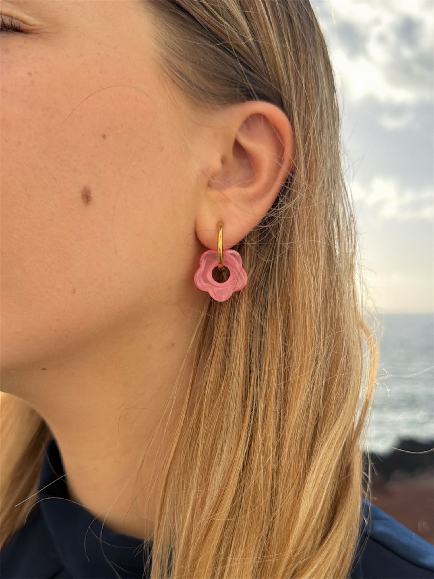 Boucles WENDY rose